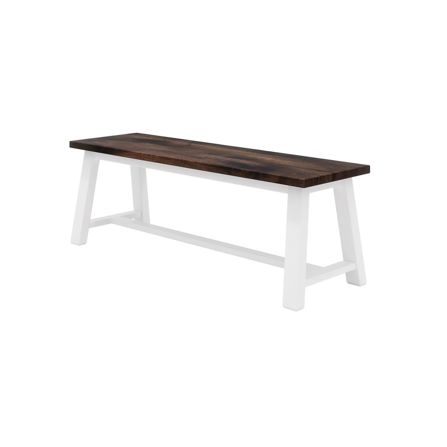 Urban Loft Bench with Wood Seat