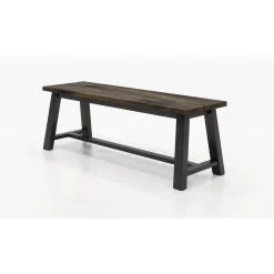 Urban Loft Bench with Wood Seat