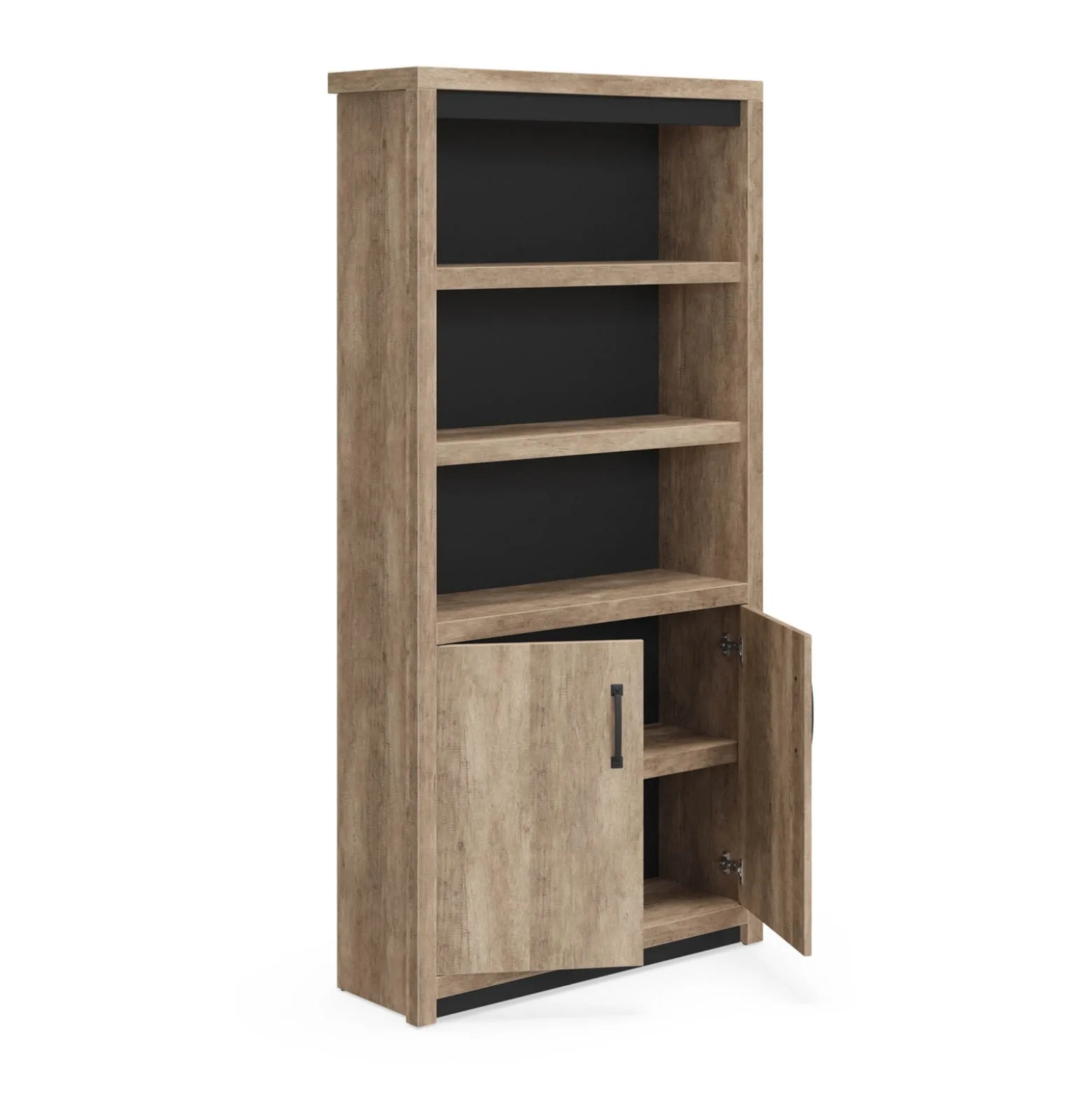 Urban Lower Door Bookcase - 36"W x 72"H