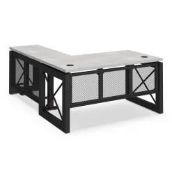 Urban L-Shaped Desk with Adjustable Height Right Return - 60