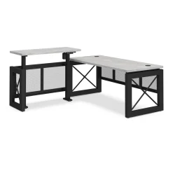 Urban L-Shaped Desk with Adjustable Height Left Return - 72