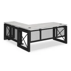 Urban L-Shaped Standing Desk with Height Adjustable Right Return -72