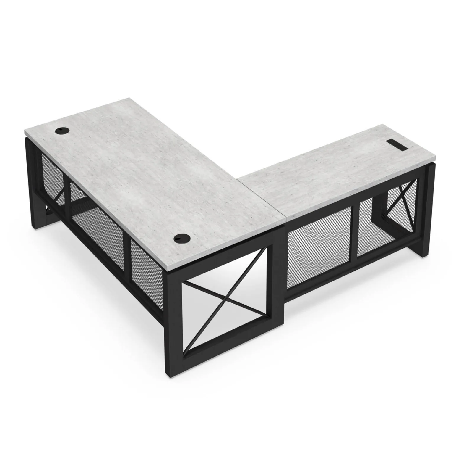 Urban Reversible L-Shaped Desk - 72"W x 80"D