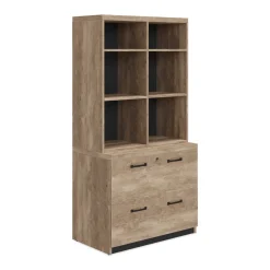 Urban Stacking Shelf w/ Lateral File - 72"H