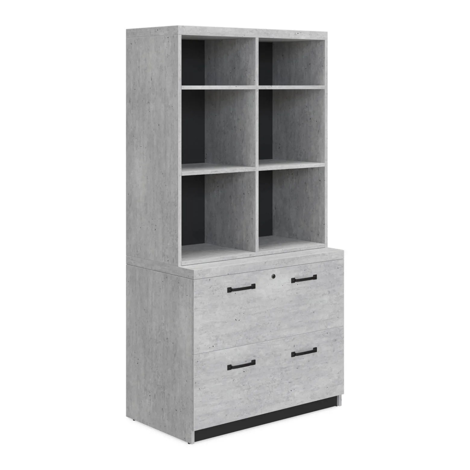 Urban Stacking Shelf w/ Lateral File - 72"H
