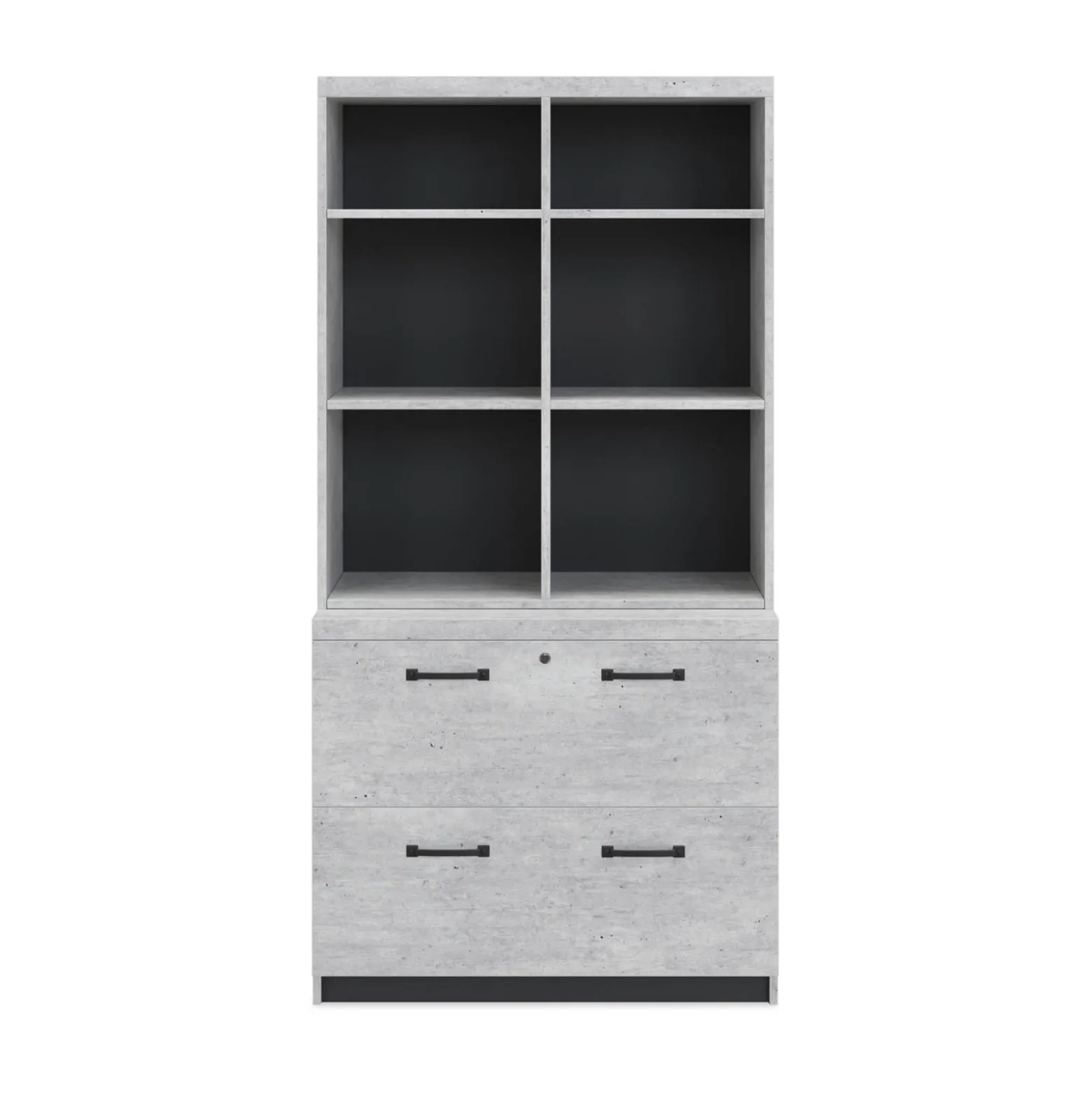 Urban Stacking Shelf w/ Lateral File - 72"H