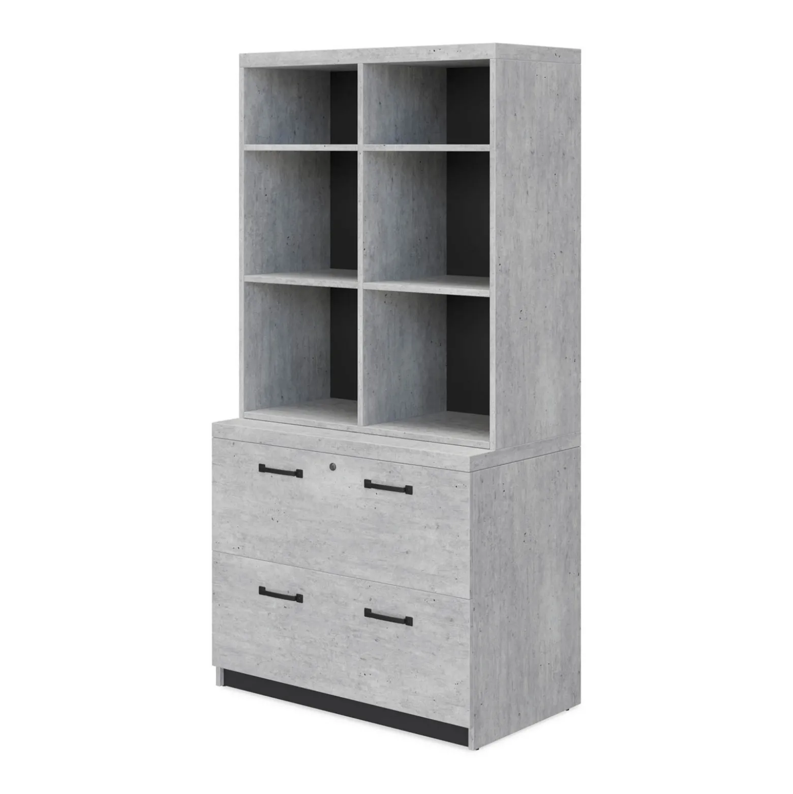 Urban Stacking Shelf w/ Lateral File - 72"H