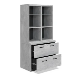 Urban Stacking Shelf w/ Lateral File - 72