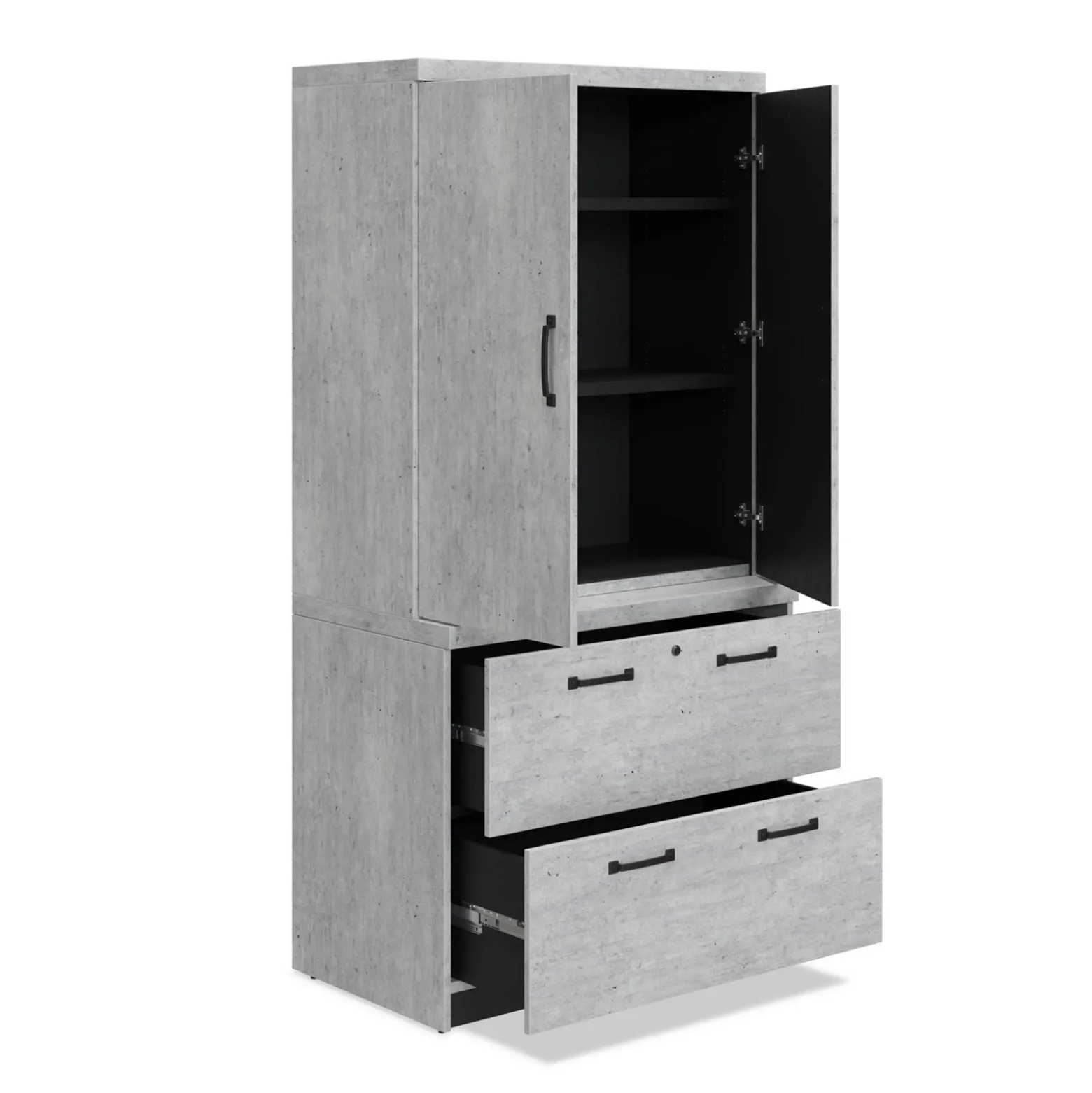 Urban Wardrobe with Lateral File - 36W x 72H