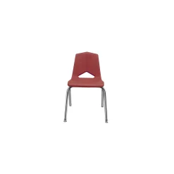 V Back Student Chair with 18"H Chrome Frame