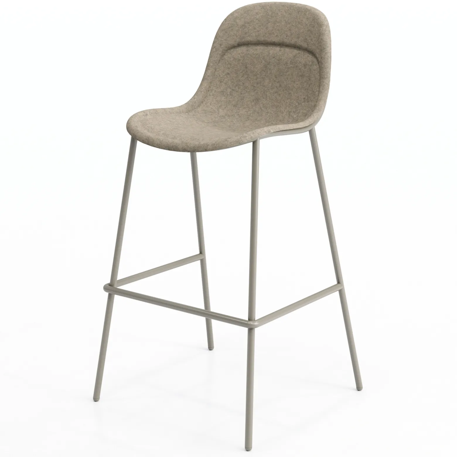 Vale High Back Barstool