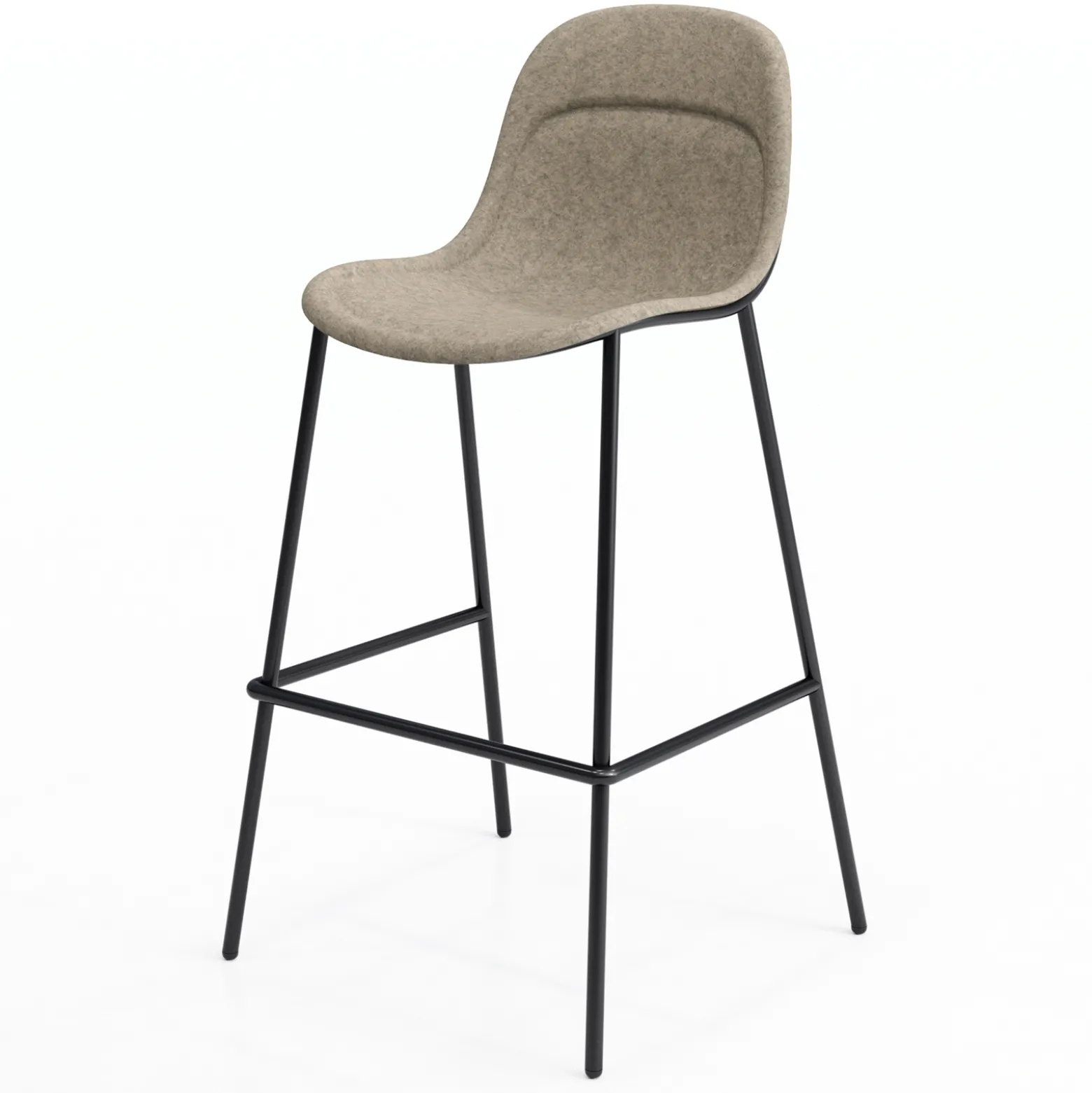 Vale High Back Barstool