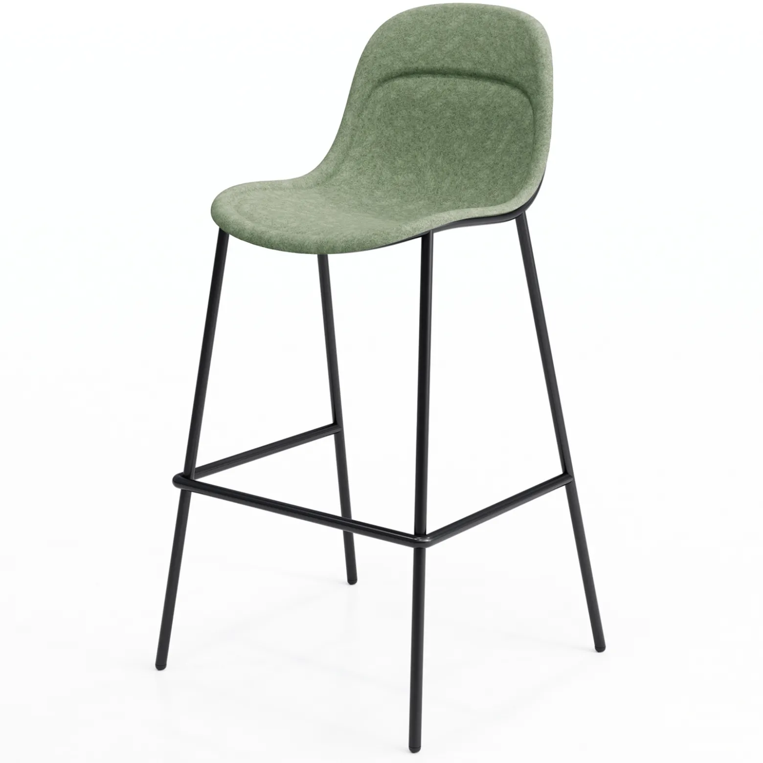 Vale High Back Barstool