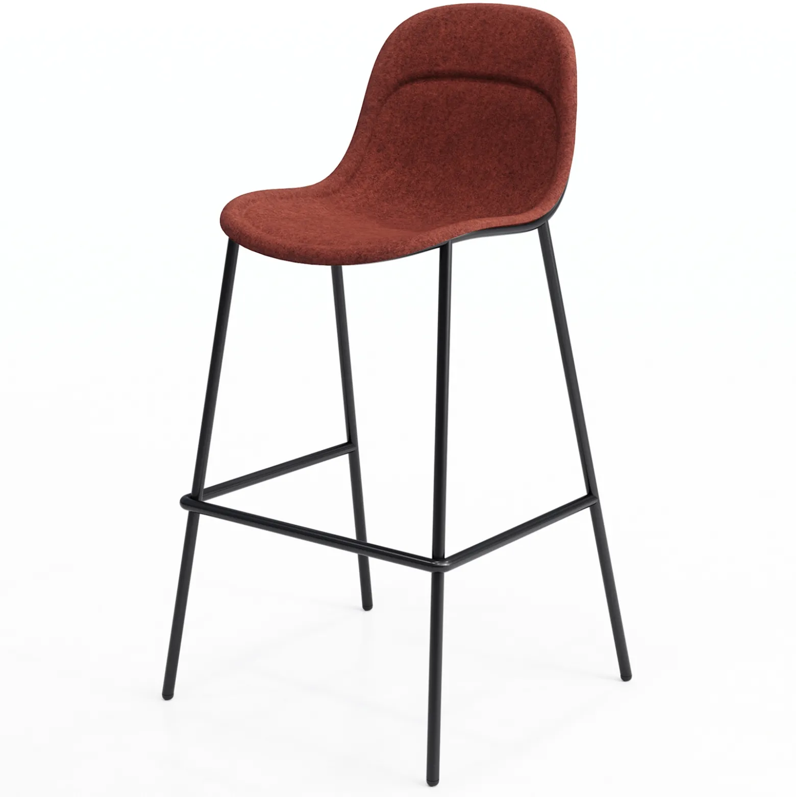 Vale High Back Barstool
