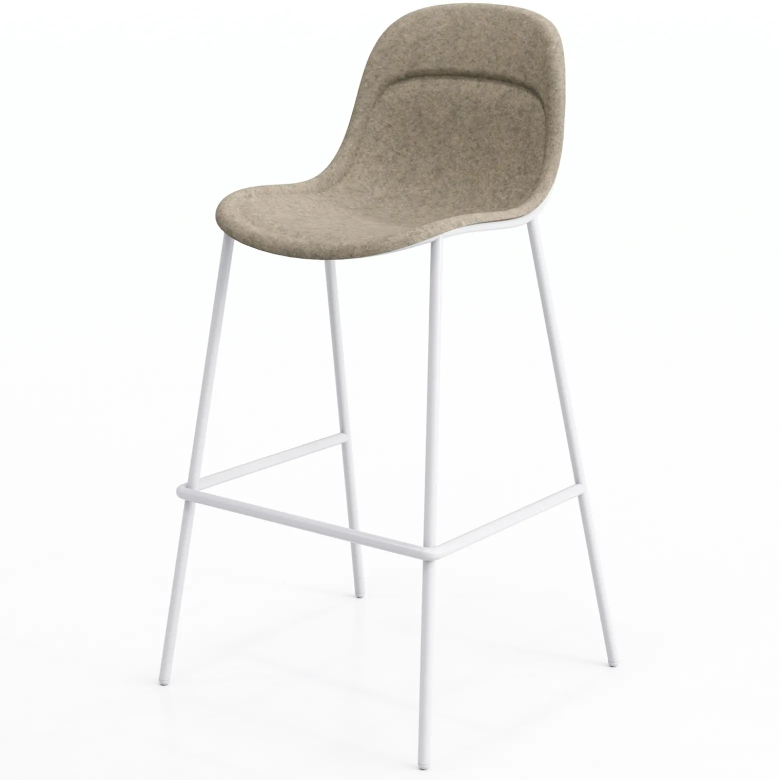 Vale High Back Barstool