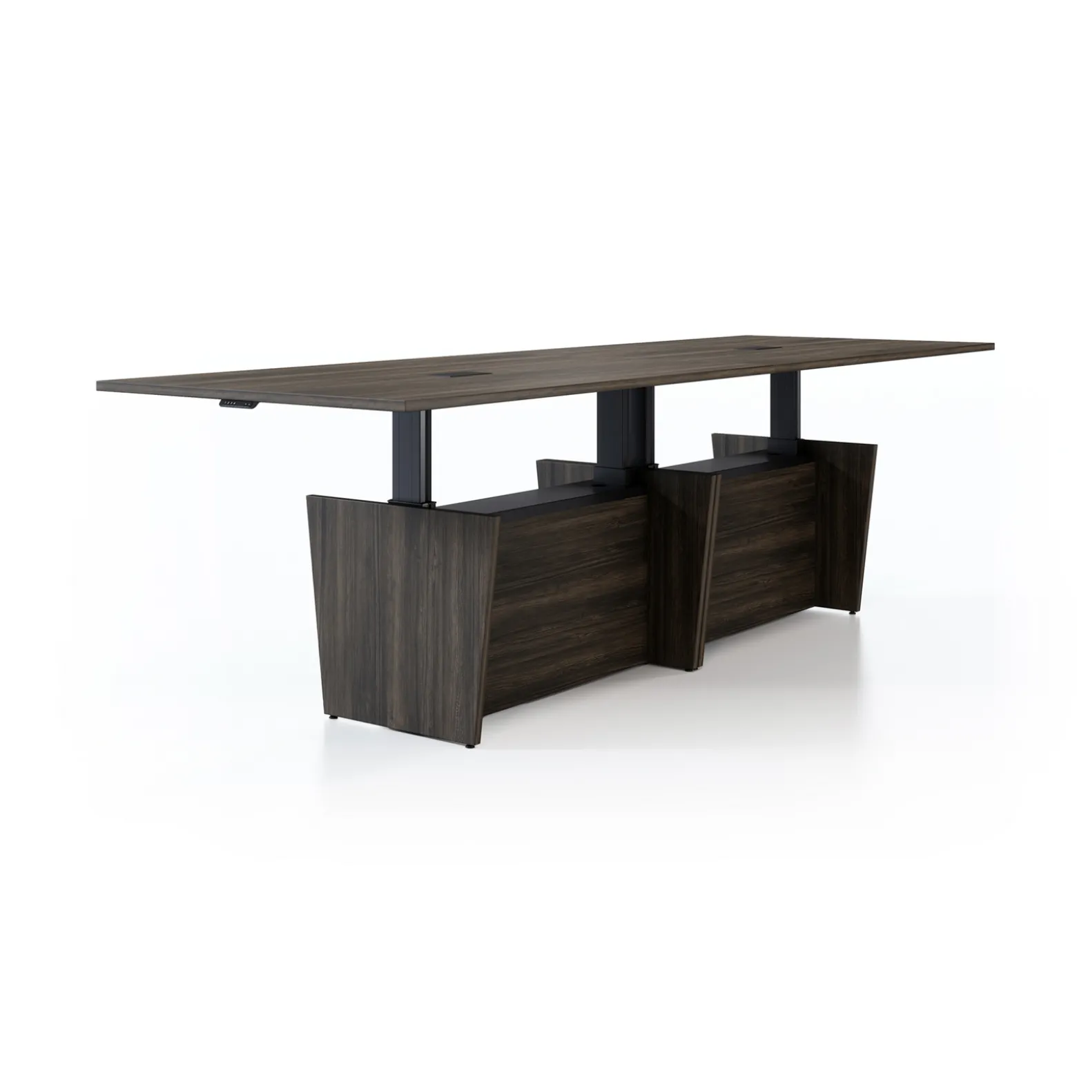 Vanguard 14’ Adjustable-Height Conference Table – 168"Wx46"D
