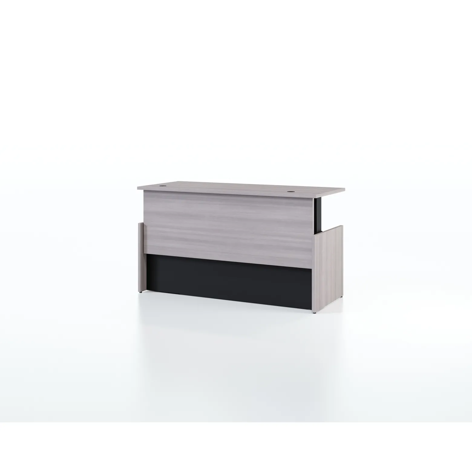 Vanguard 66” Adjustable-Height Executive Desk – 66"Wx30"D