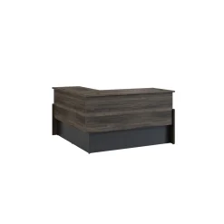 Vanguard 66” Adjustable-Height L-Desk w/ Right Return – 66"Wx78"D