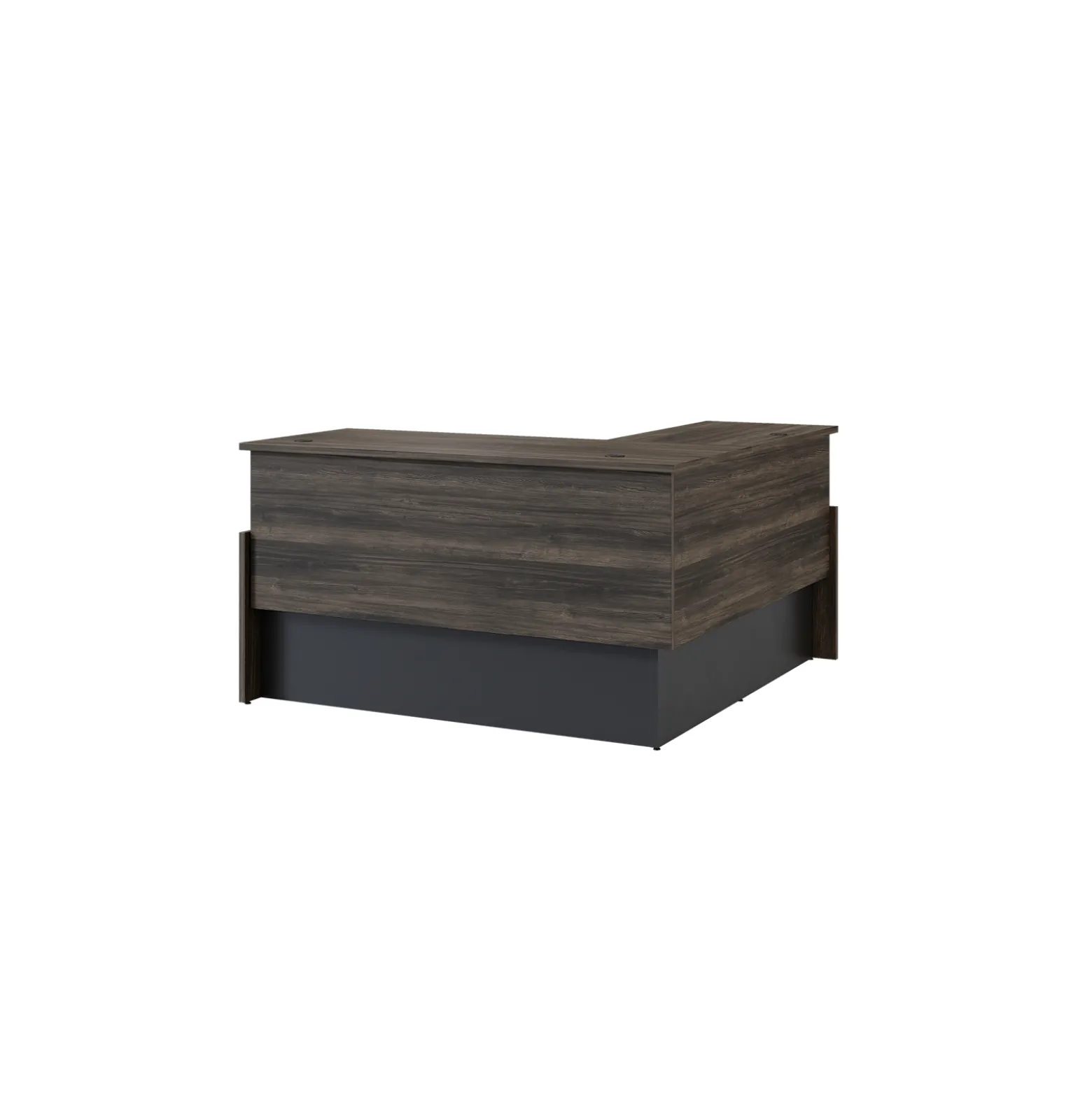 Vanguard 72” Adjustable-Height L-Desk w/ Left Return – 72"Wx78"D