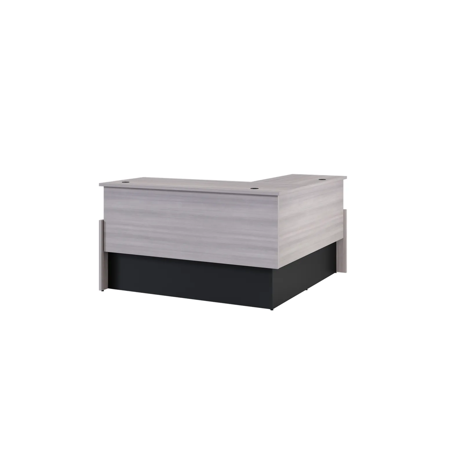 Vanguard 72” Adjustable-Height L-Desk w/ Left Return – 72"Wx78"D