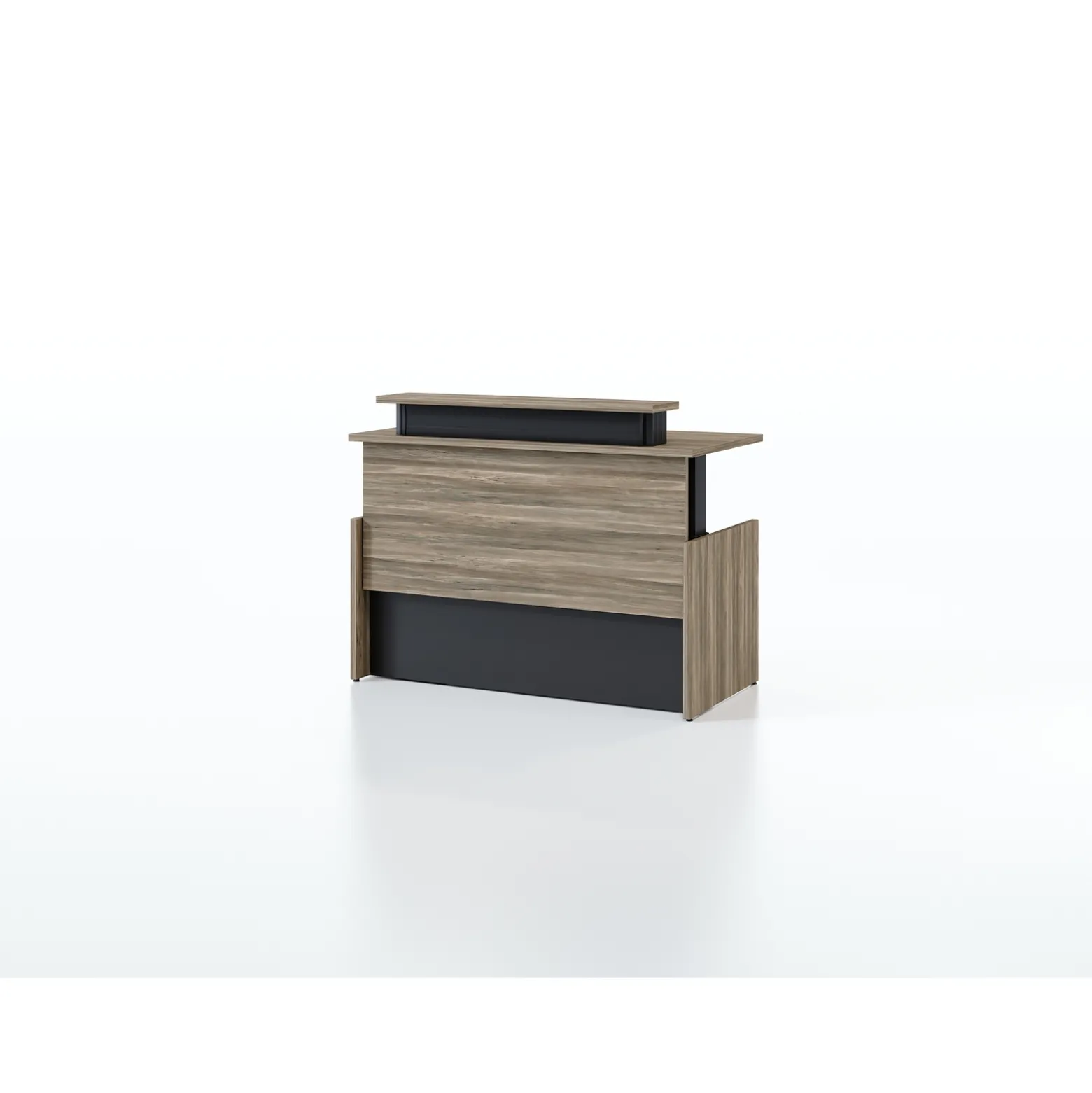 Vanguard 72” Adjustable-Height Reception Desk – 72"Wx30"D