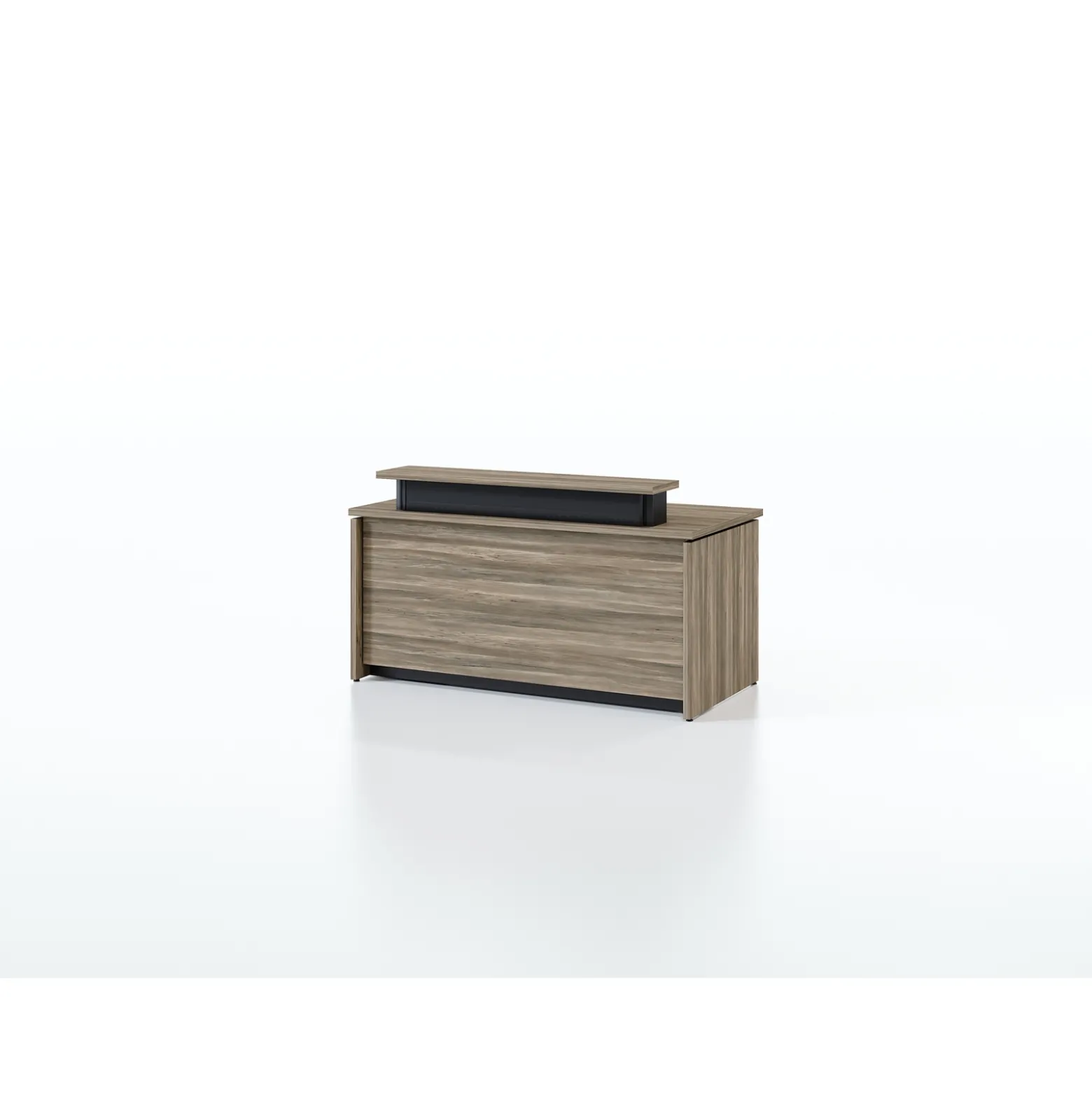 Vanguard 72” Adjustable-Height Reception Desk – 72"Wx30"D