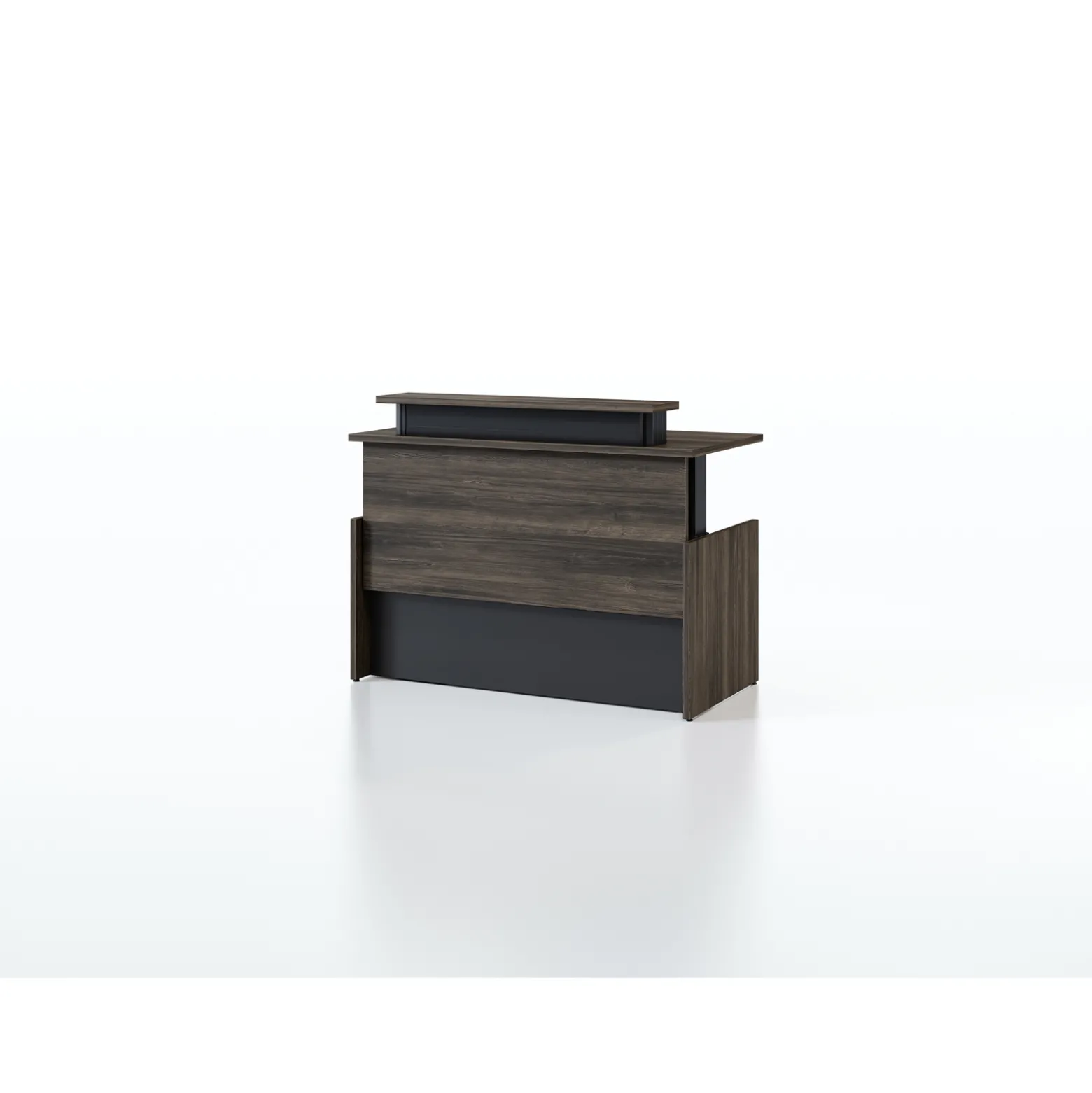 Vanguard 66” Adjustable-Height Reception Desk – 66"Wx30"D