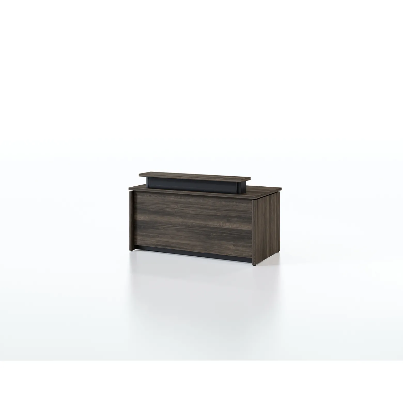 Vanguard 66” Adjustable-Height Reception Desk – 66"Wx30"D