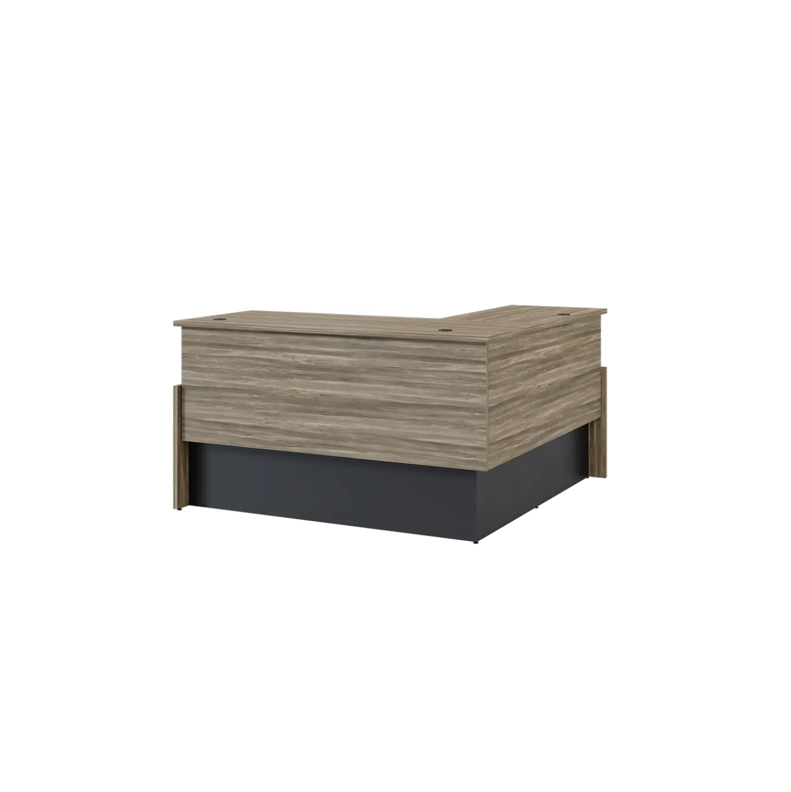 Vanguard 60” Adjustable-Height L-Desk w/ Left Return – 60”Wx60"D