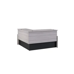 Vanguard 72” Adjustable-Height L-Desk w/ Right Return – 72"Wx78"D