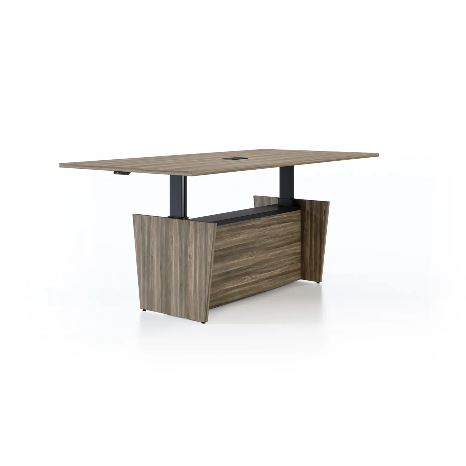 Vanguard 8’ Adjustable-Height Conference Table – 96"Wx46"D