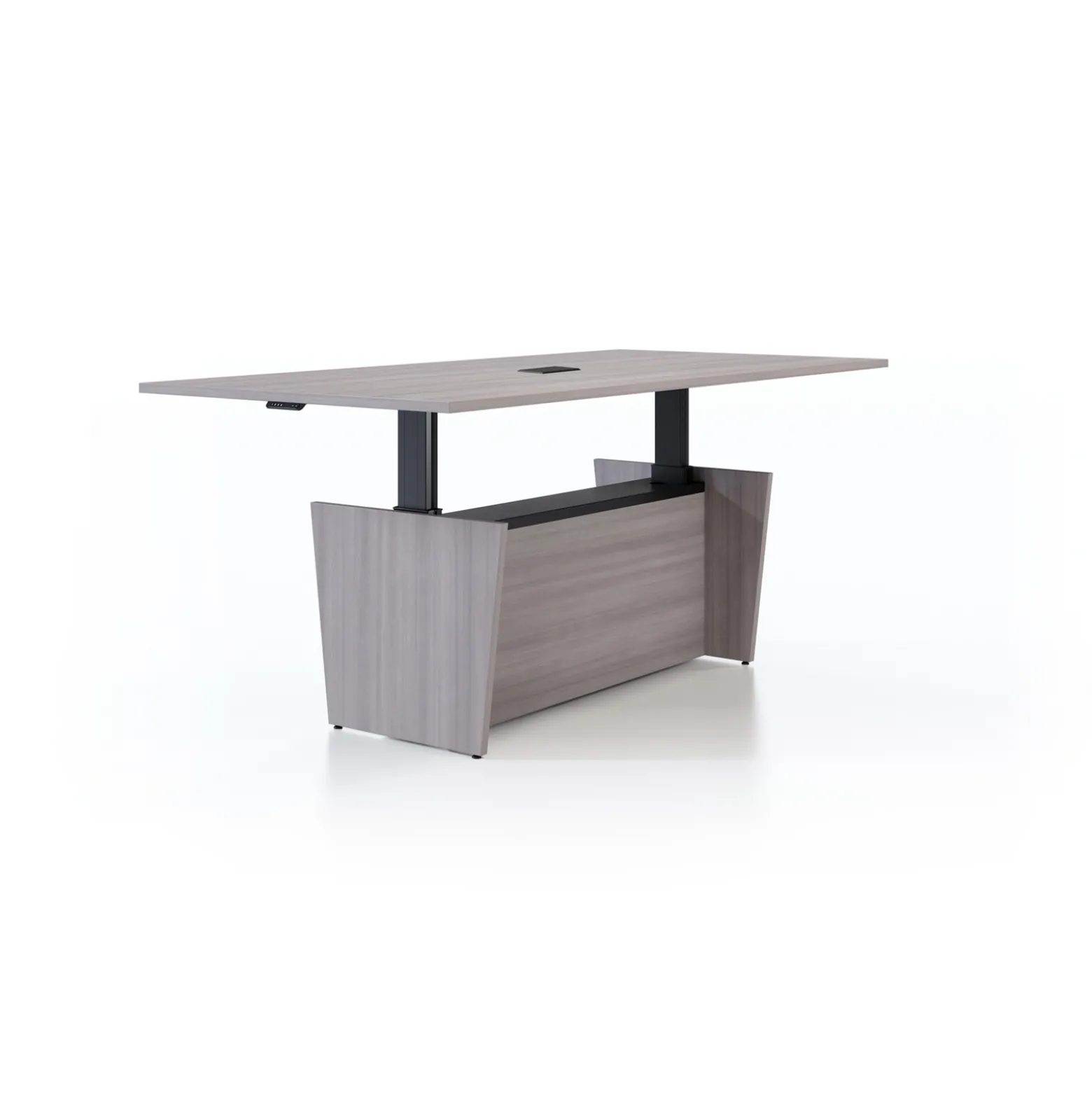Vanguard 6’ Adjustable-Height Conference Table – 72"Wx46"D