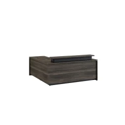 Vanguard 72” Adjustable-Height Reception Desk w/ Right Return – 72"Wx60"D
