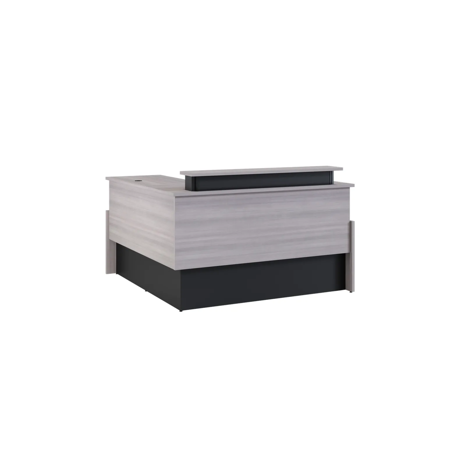 Vanguard 72” Adjustable-Height Reception Desk w/ Right Return – 72"Wx60"D