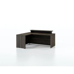 Vanguard 66” Reversible Reception L-Desk – 66Wx78"D