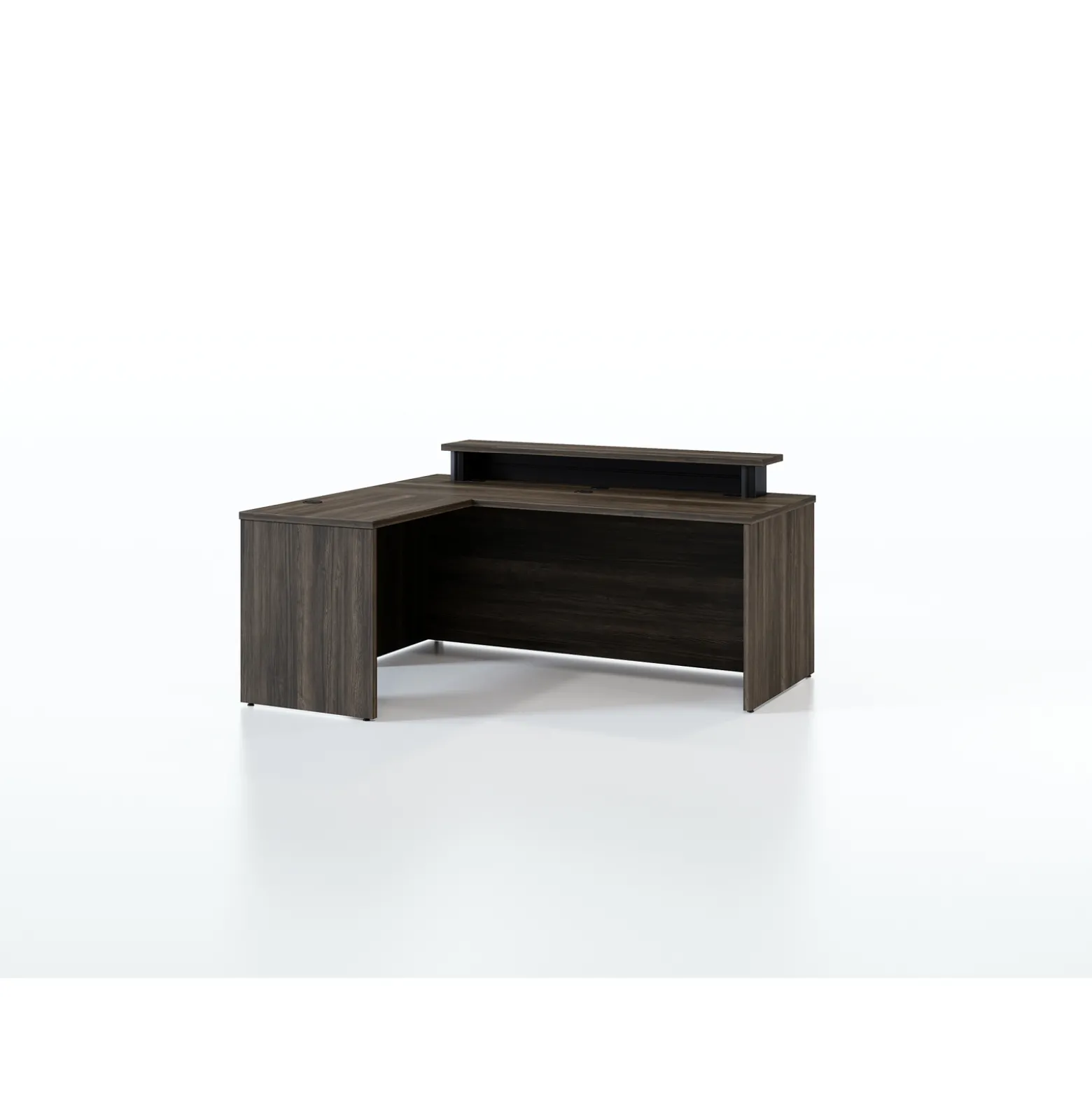 Vanguard 66” Reversible Reception L-Desk – 66Wx78"D