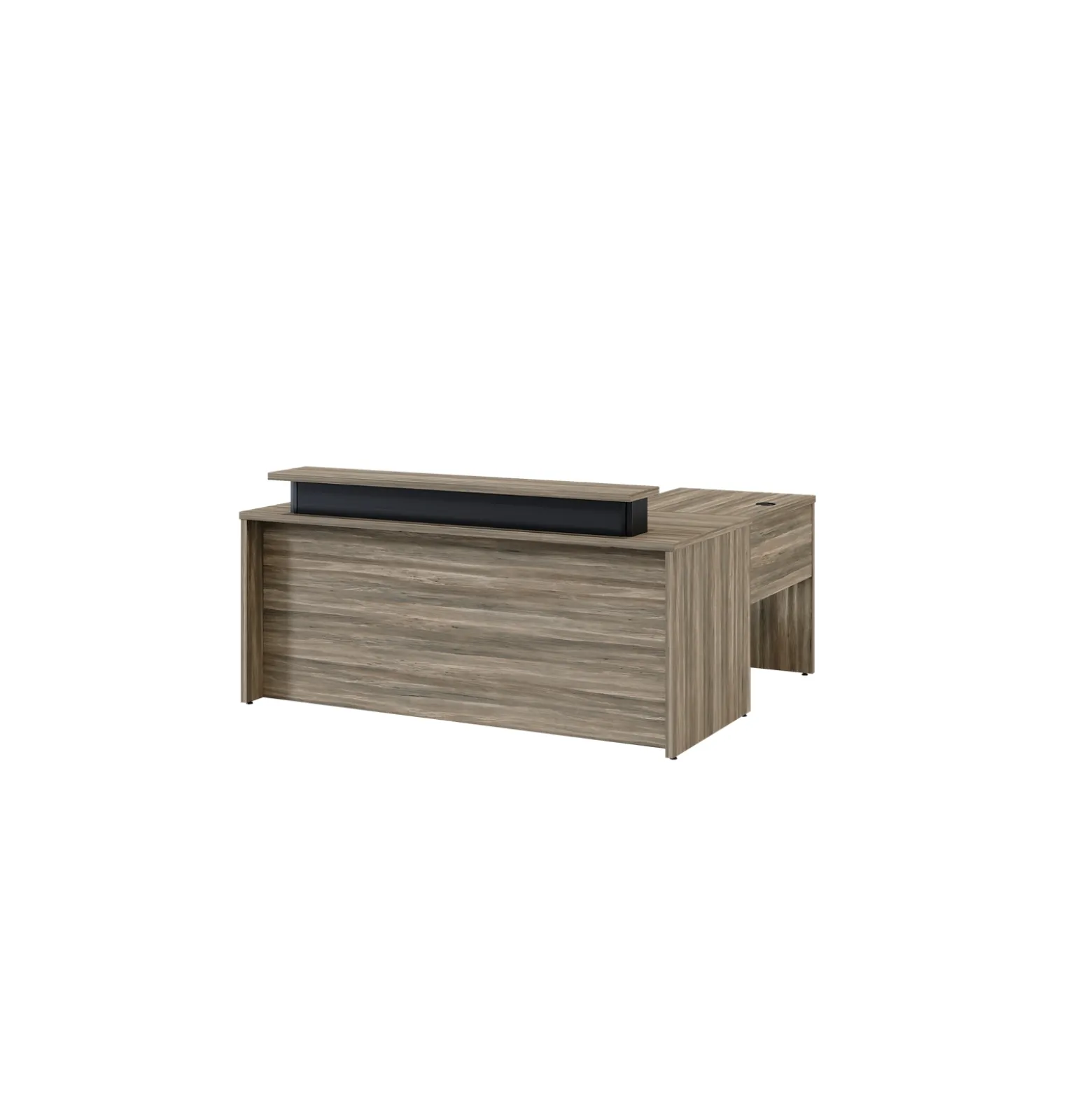 Vanguard 60” Reversible Reception L-Desk – 60"Wx78"D