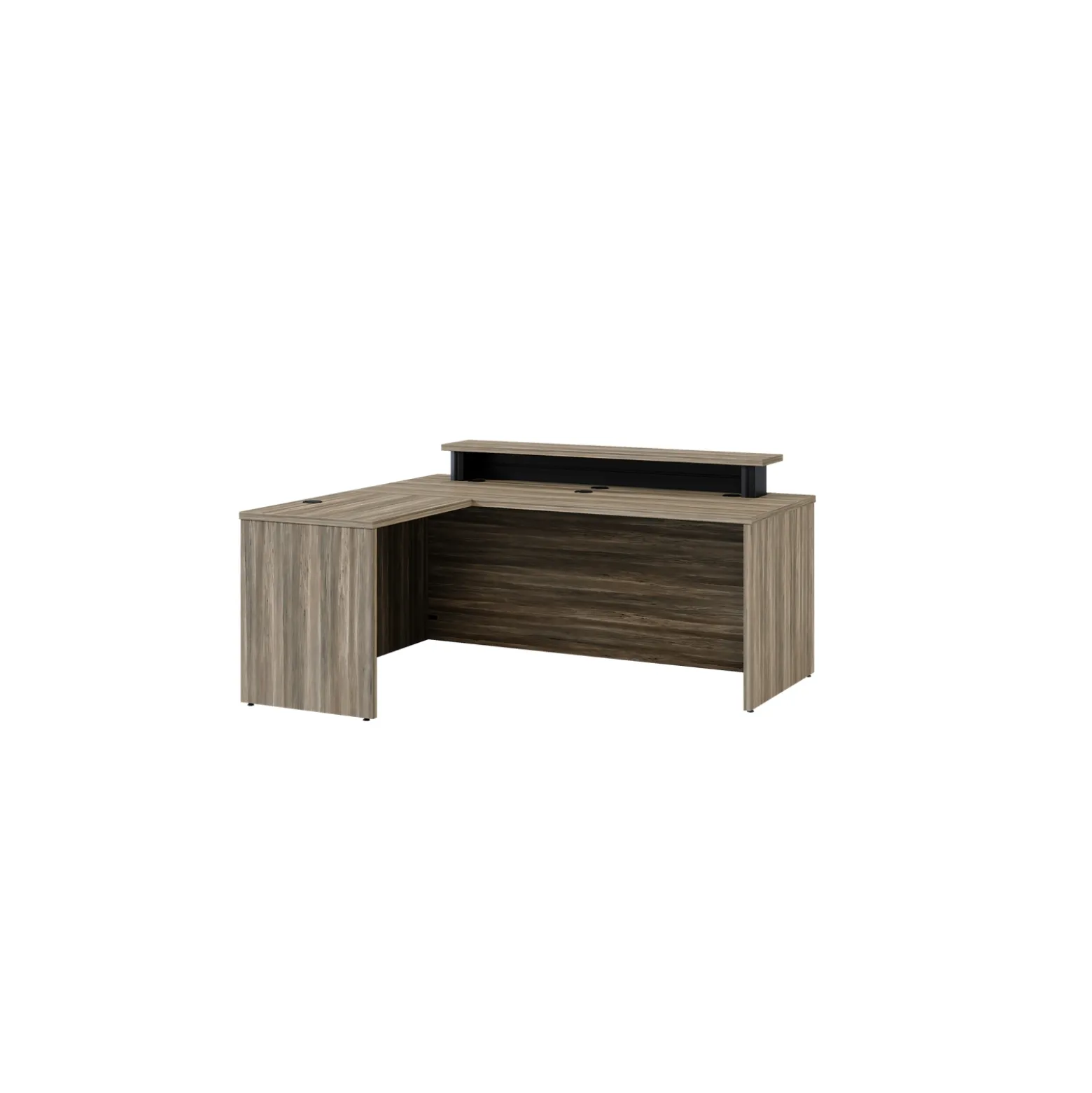 Vanguard 60” Reversible Reception L-Desk – 60"Wx78"D