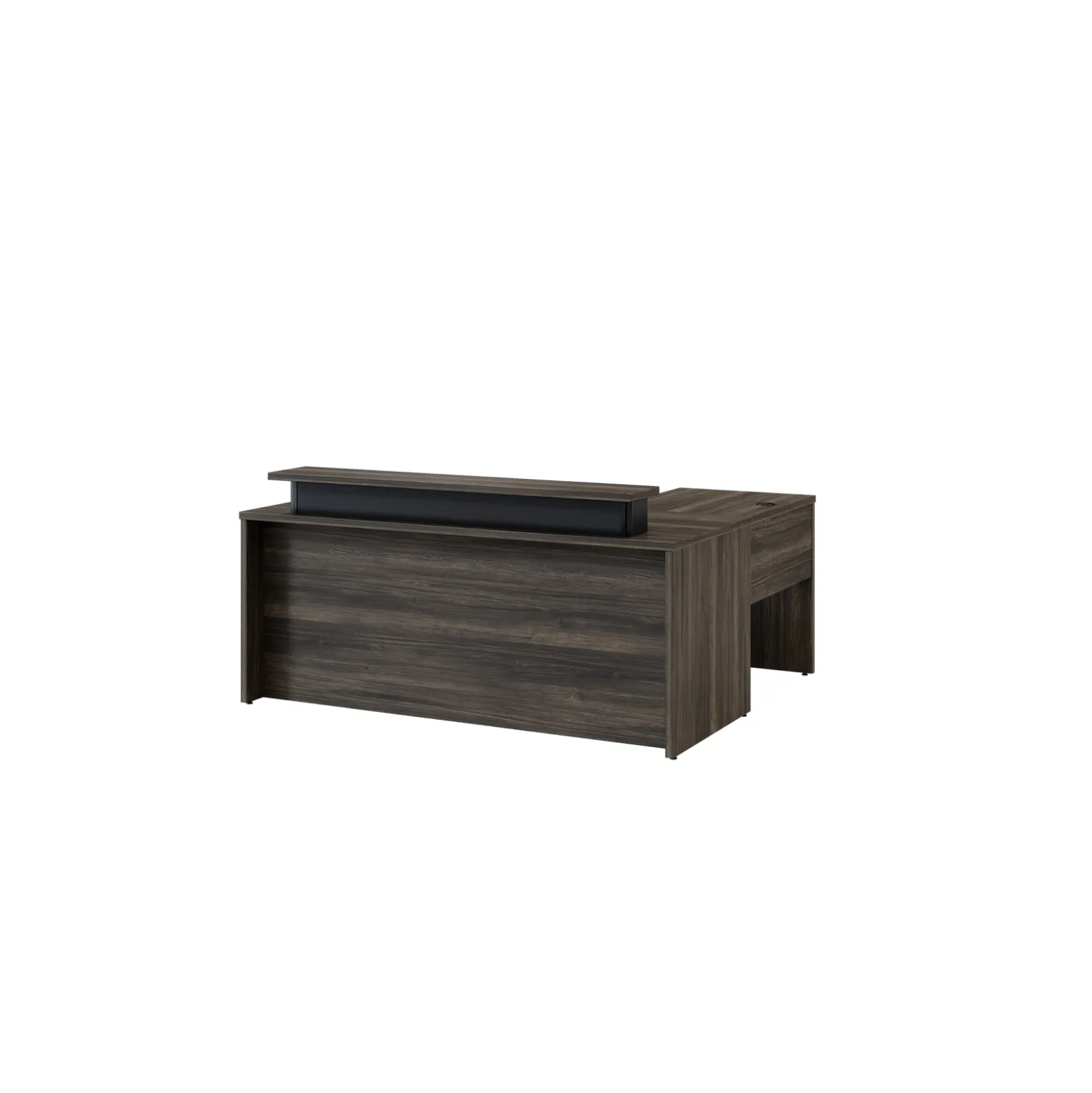 Vanguard 66” Reversible Reception L-Desk – 66"Wx60"D