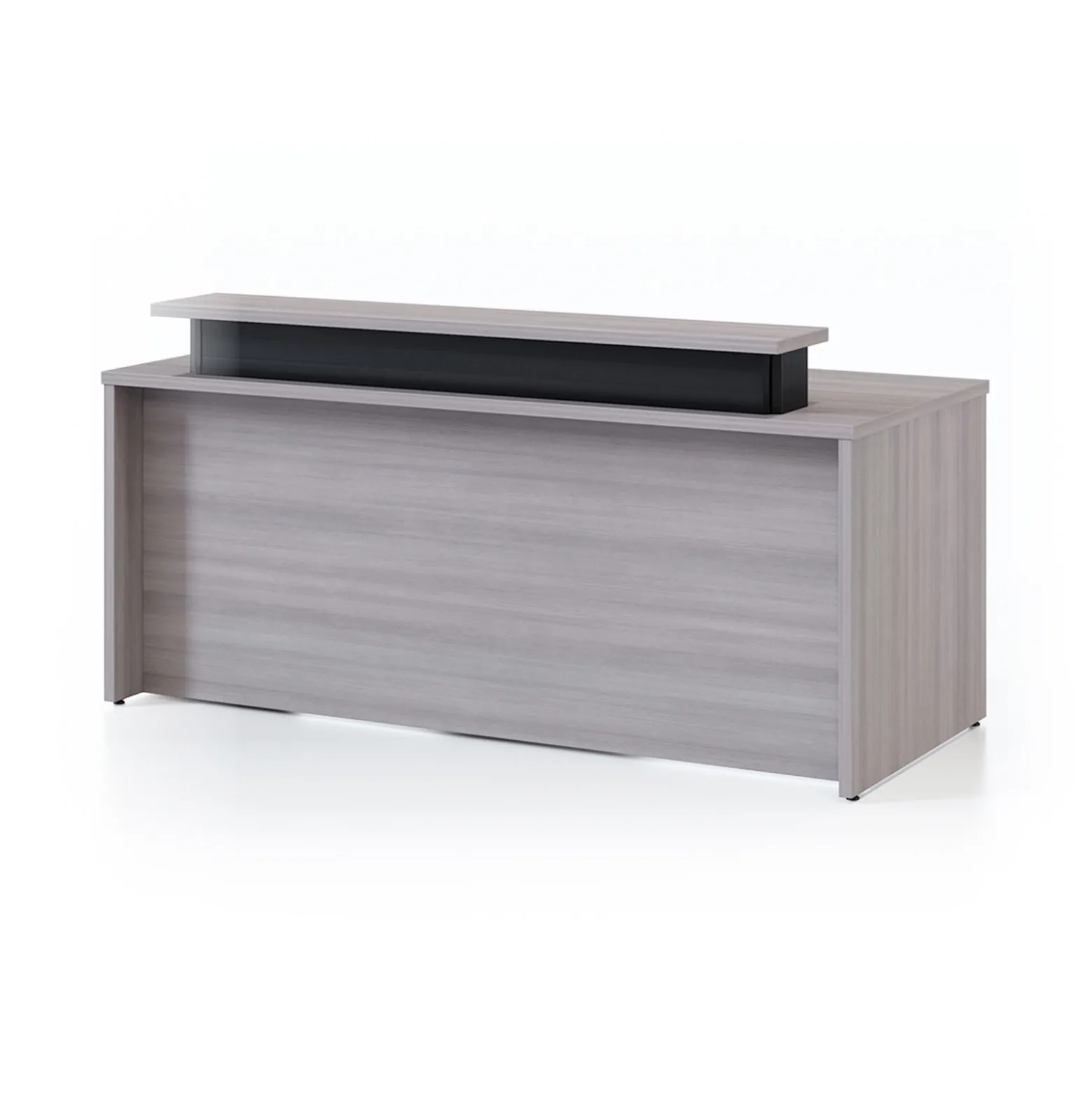 Vanguard 66” Reversible Reception L-Desk – 66"Wx60"D