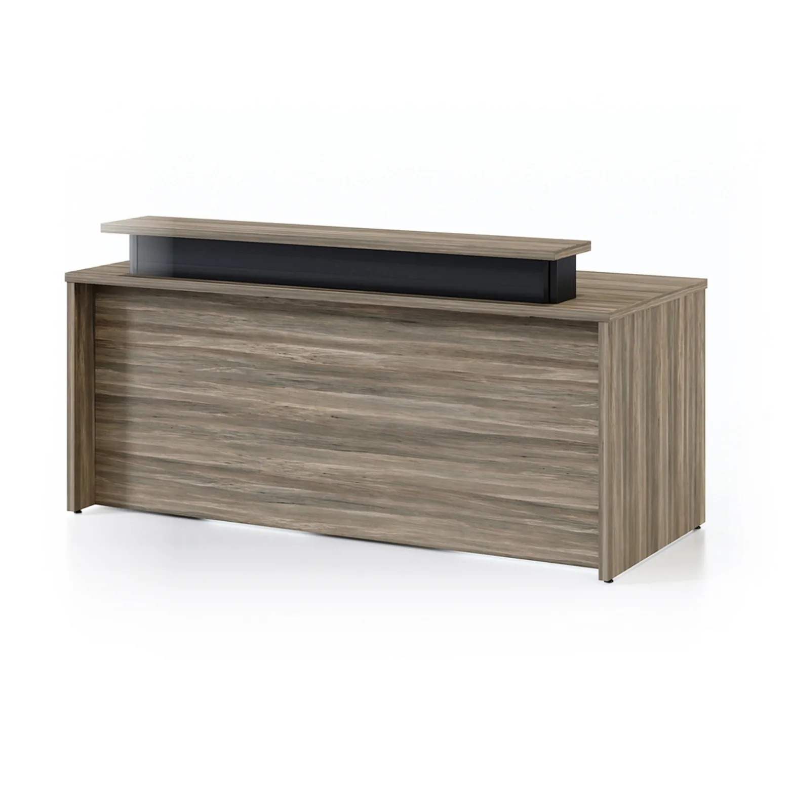 Vanguard 66” Reversible Reception L-Desk – 66"Wx60"D
