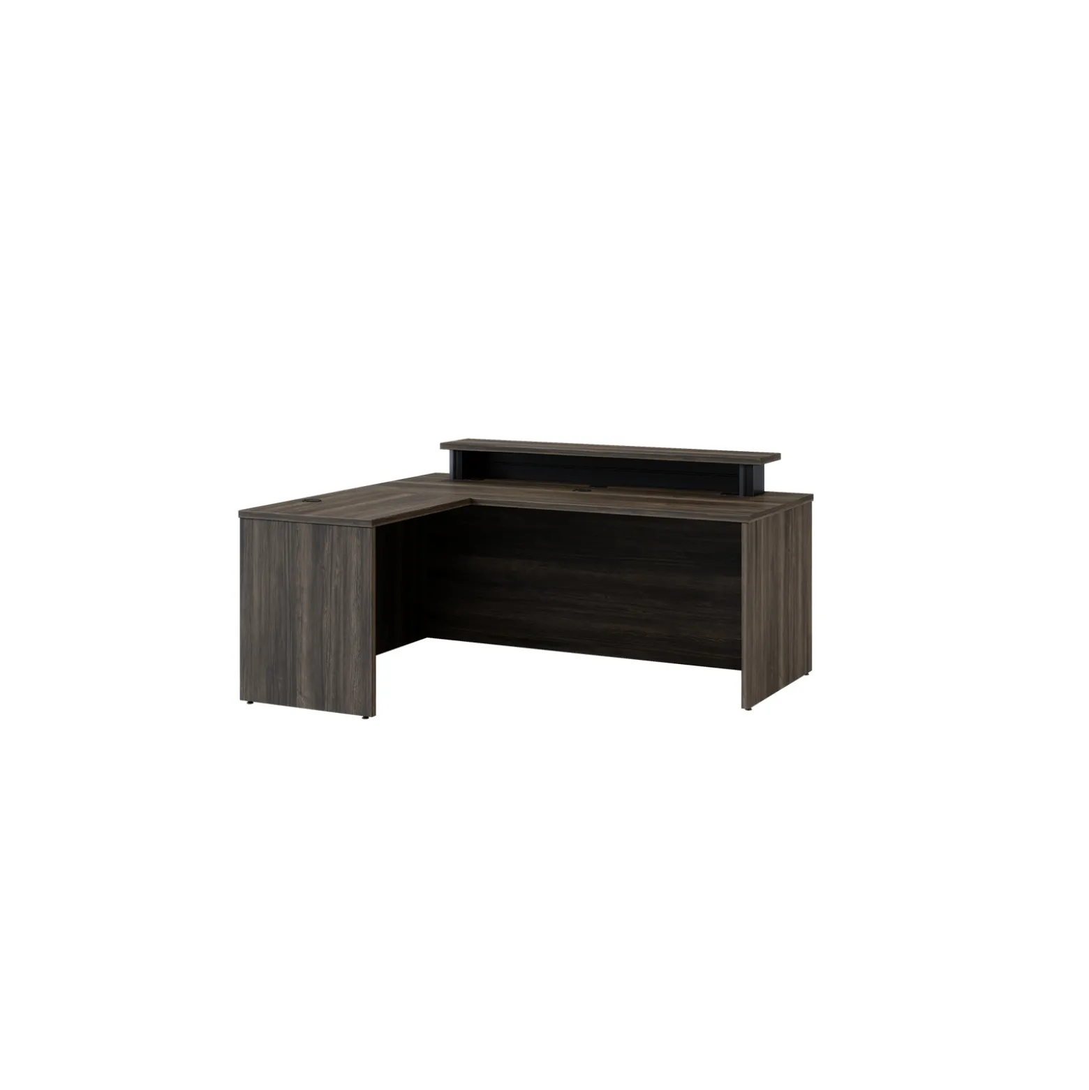 Vanguard 72” Reversible Reception L-Desk – 72"Wx60"D