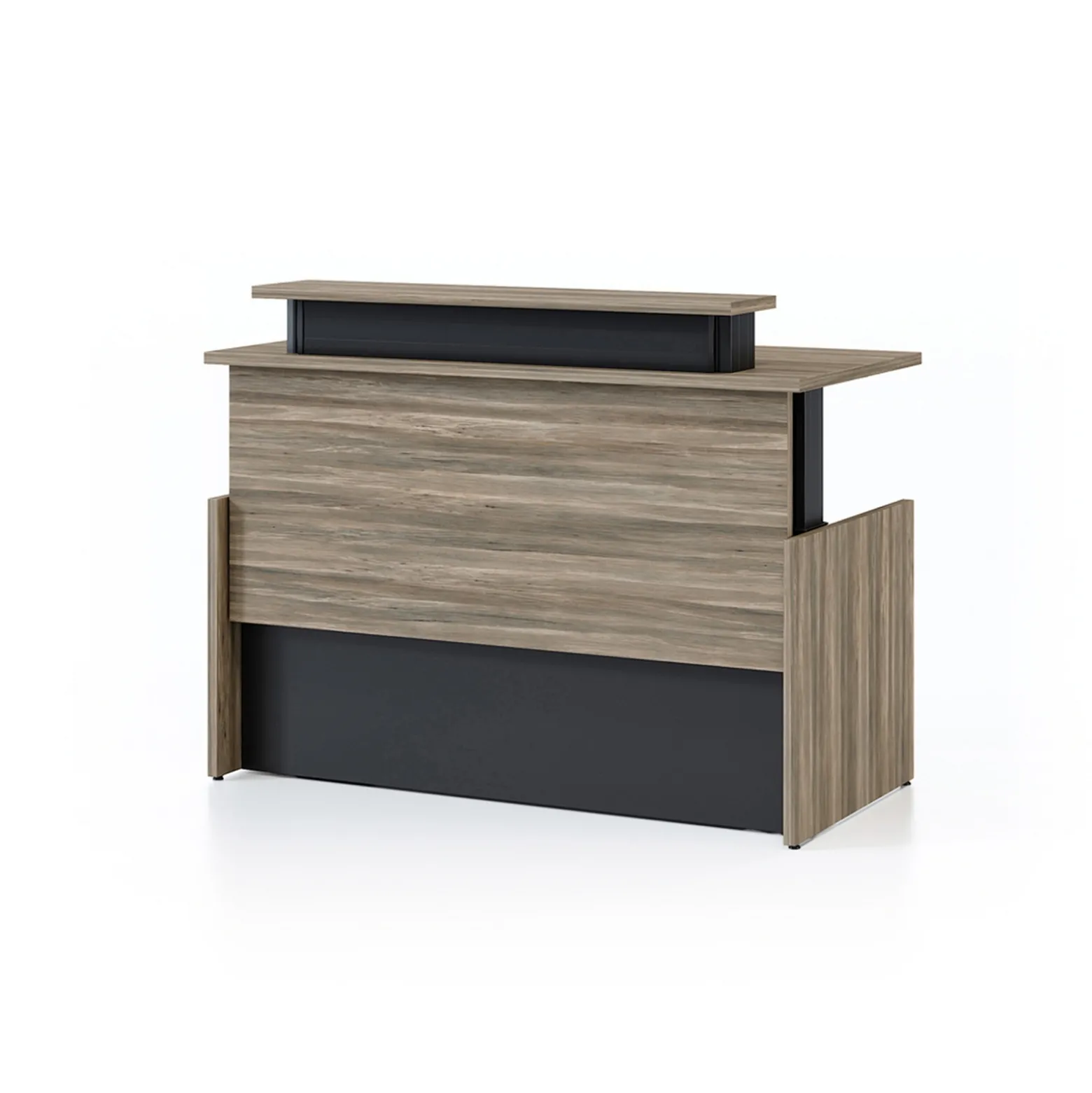 Vanguard Adjustable-Height Reception Desk - 60"W x 30"D