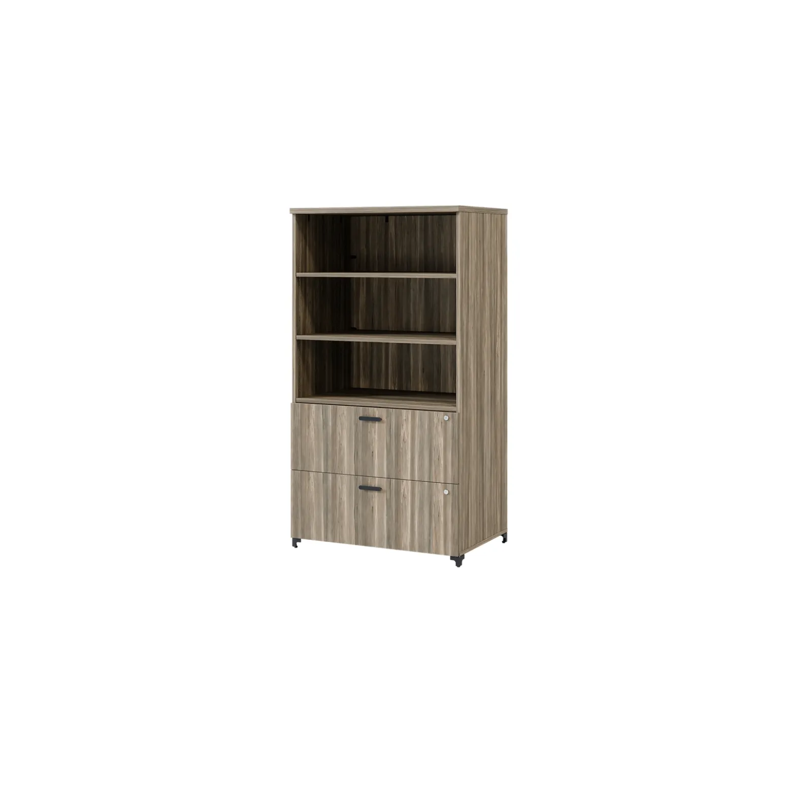 Vanguard Bookcase with Lateral File – 66"H