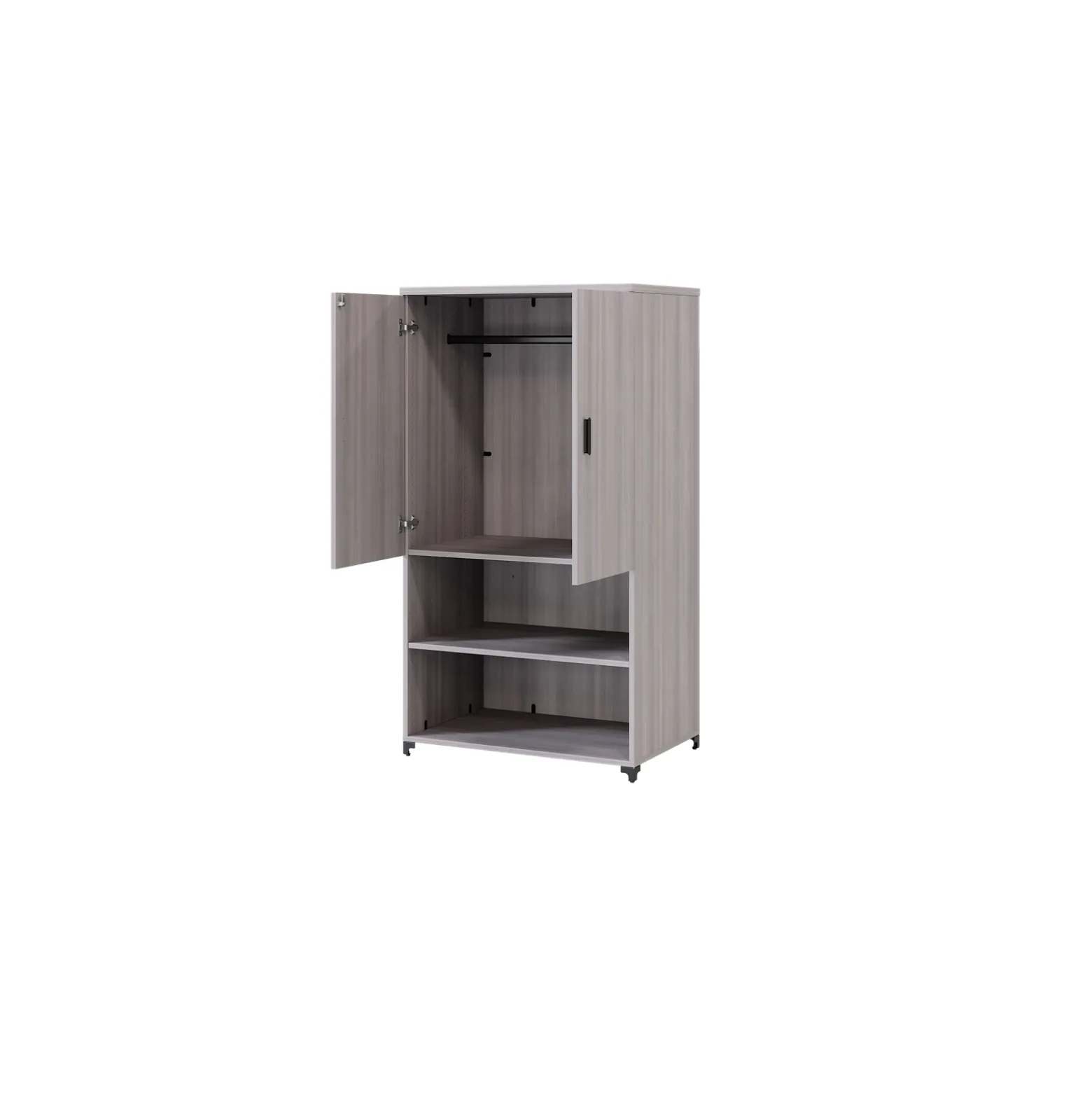 Vanguard Wardrobe with Lower Shelves - 36"W x 66"H