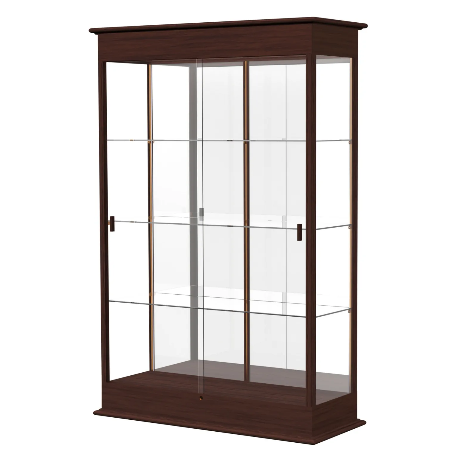 Varsity Traditional Display Case with Mirror Backing - 48"W x 77"H