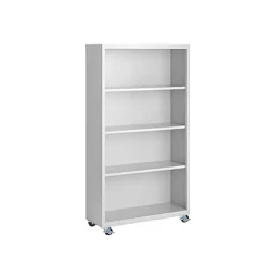 Vault 55”H Mobile Steel Bookcase