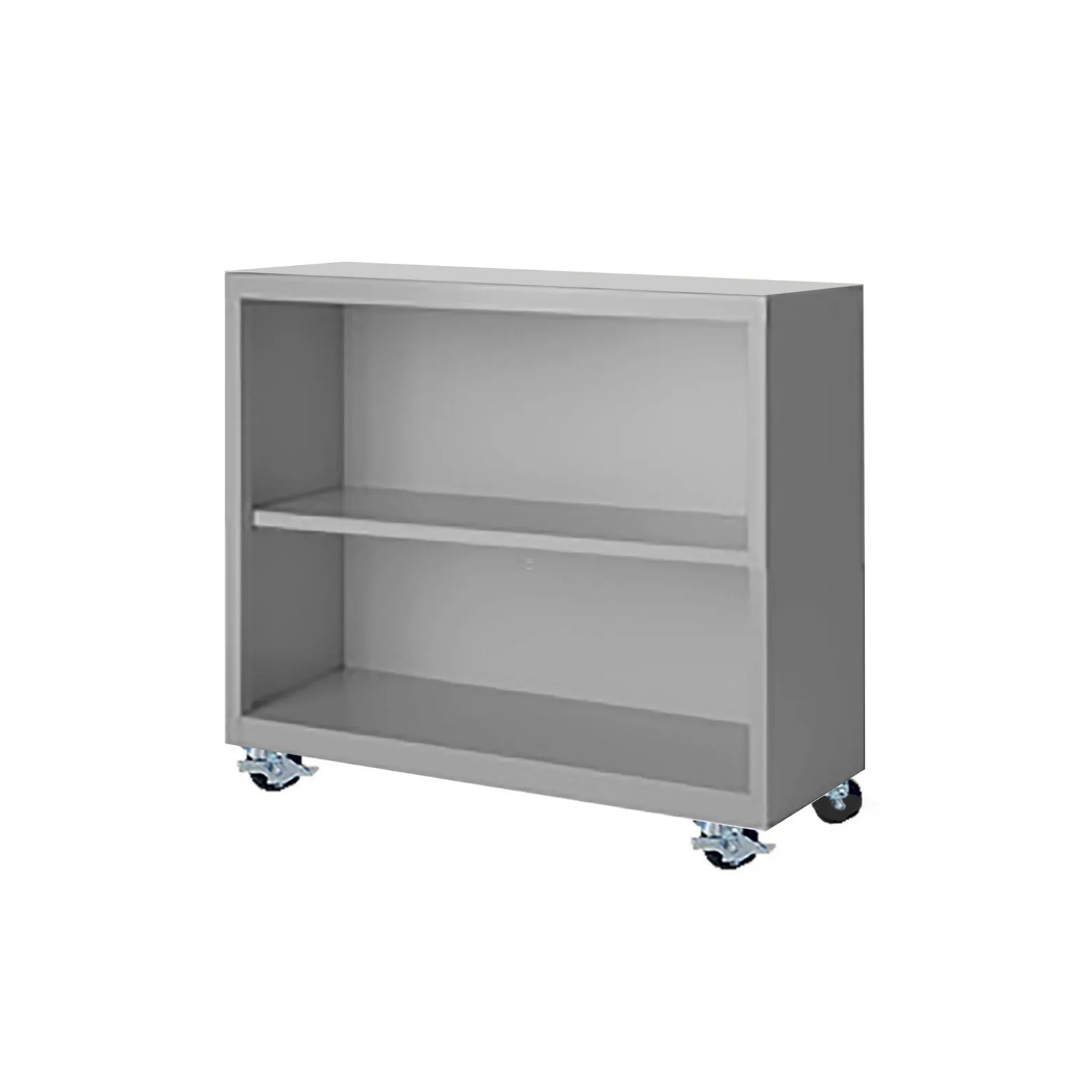 Vault 33”H Mobille Steel Bookcase