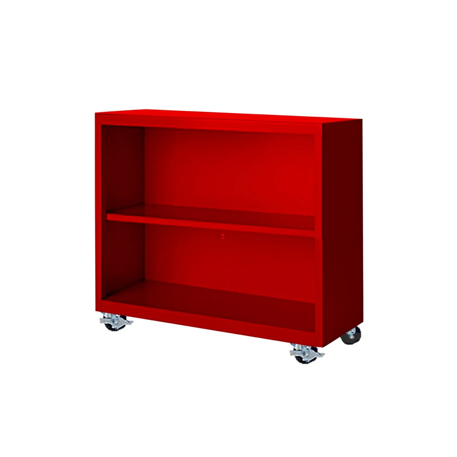 Vault 33”H Mobille Steel Bookcase