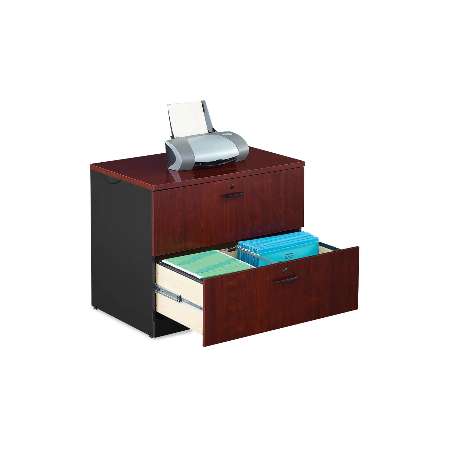 Via 2 Drawer Lateral File - 37"W x 24"D